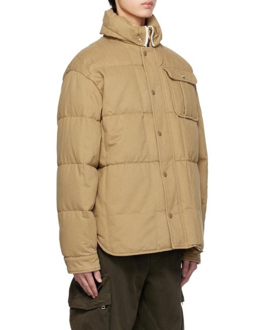 Moncler Brown Fieldrush Short Down Jacket for men