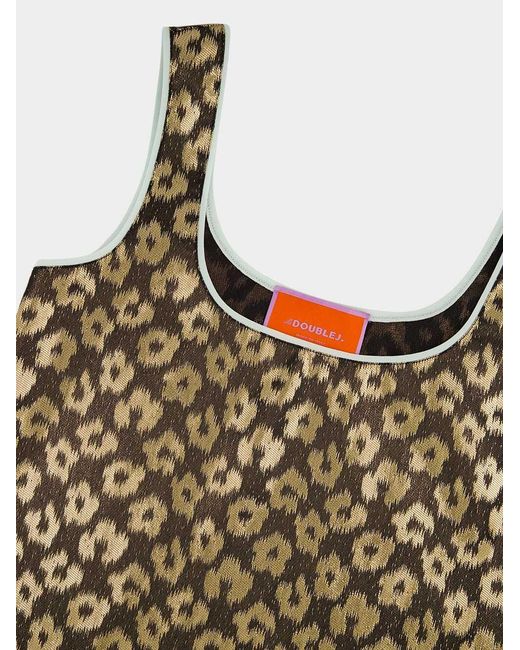 LaDoubleJ Green La Doublej Satin Strap Top