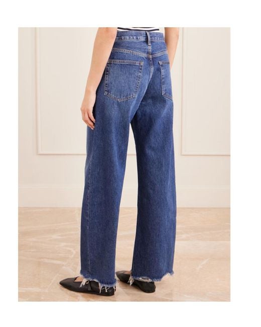 FRAME Blue Jeans With Belt Loops