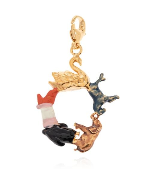 Marni White O Charm Necklace