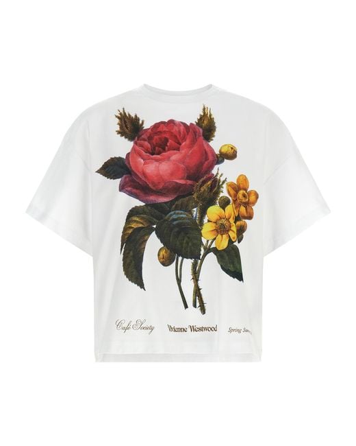Vivienne Westwood White Flower Box T-Shirt