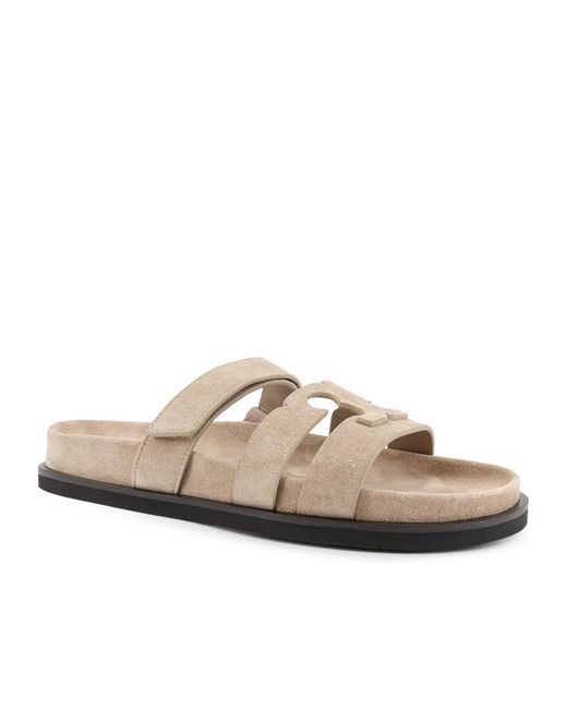 Tory Burch Brown Ines Sport Sandals