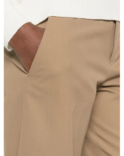 Pt Pantaloni Natural Belt-Loop Trousers