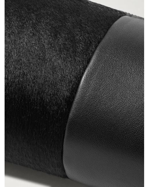 Khaite Black Kye Panelled Shoulder Bag