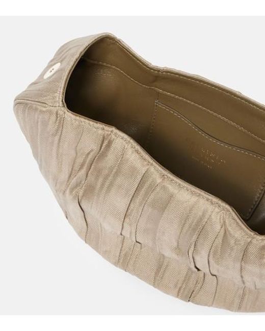 Gabriela Hearst Natural Demi Leather Clutch