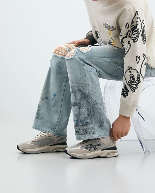 Premiata Gray Moerun for men