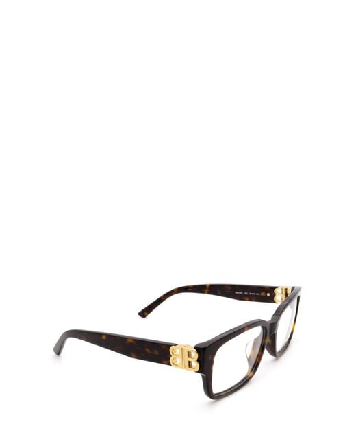 Balenciaga White Eyewear Rectangular Frame Glasses