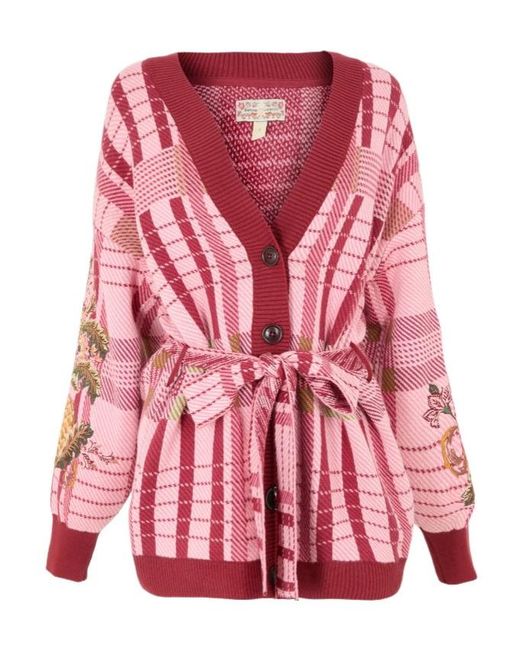 Barbour X Farm Rio Luisa Embroidered Cardigan