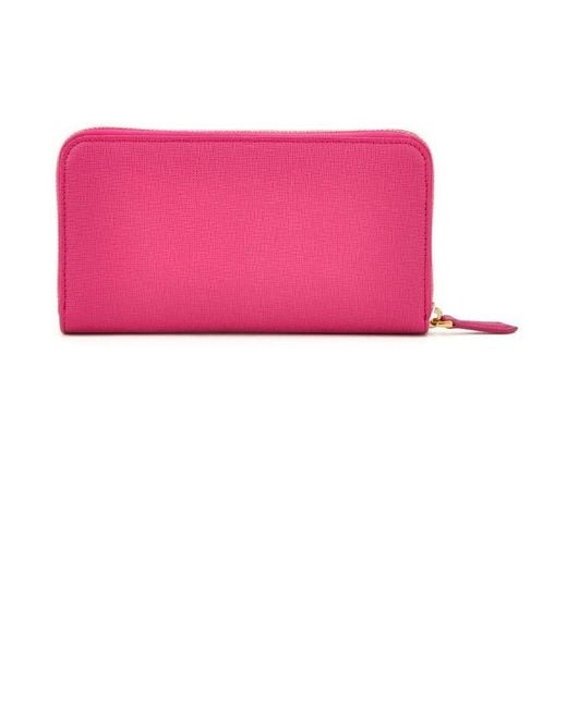 Fendi Pink 'Crayons' Wallet