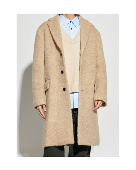 Dries Van Noten Natural Long Sleeve Coat for men