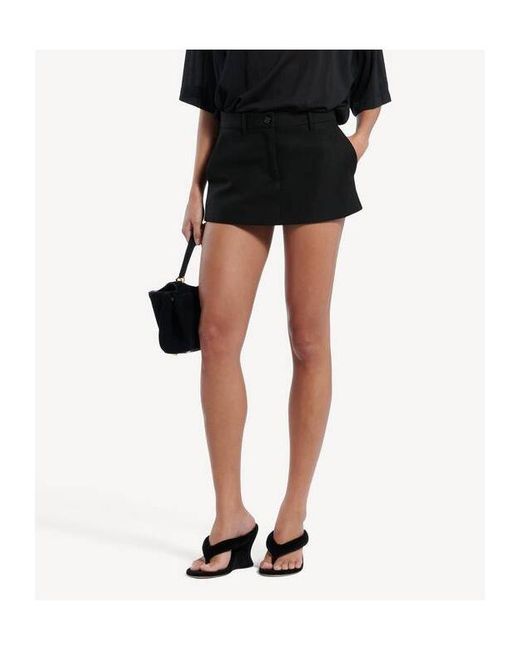 Balenciaga Black Mini Tailored Skort