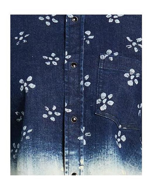 Marni Blue Denim Shirt Cotton, Elastane