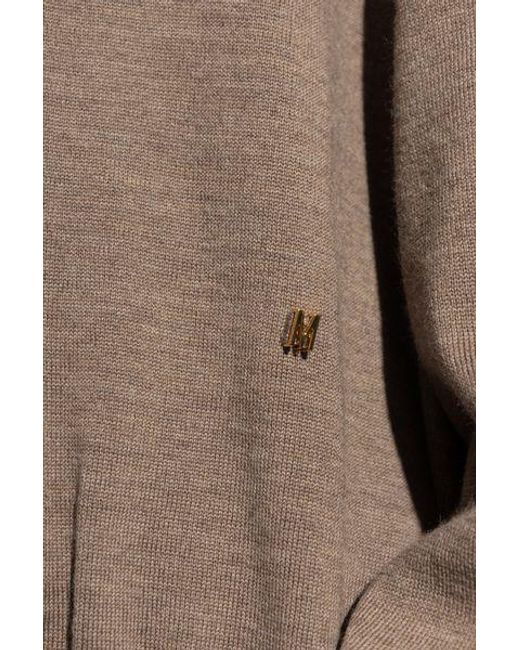 Moschino Brown Turtleneck Sweater