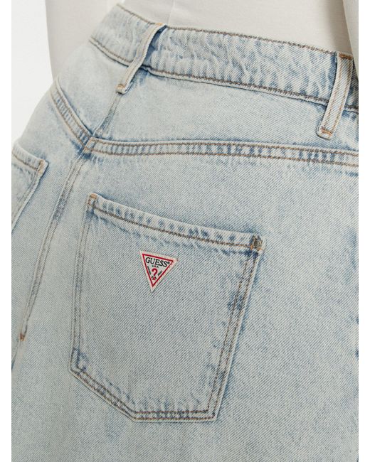 Guess Blue Belt-Loop Skirt