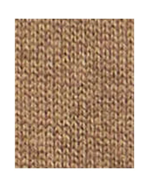 Barbour Brown Quarter-Zip Knit Jumper for men