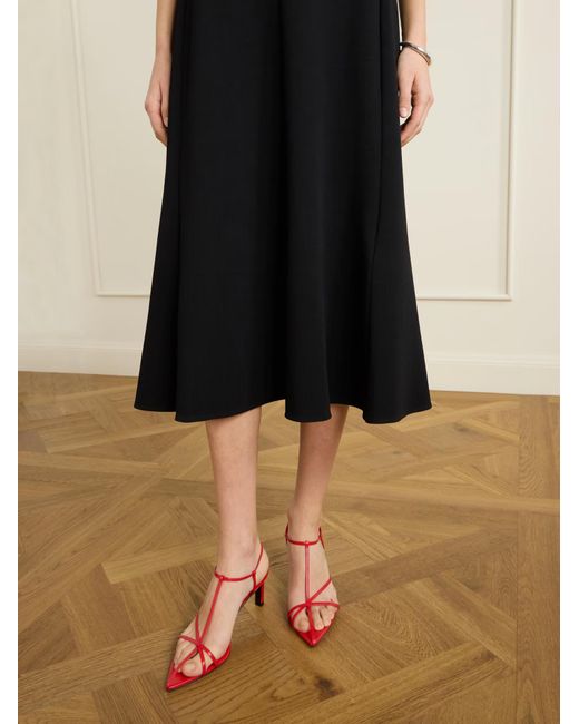 Jil Sander Pink Pointed-Toe Heeled Sandals