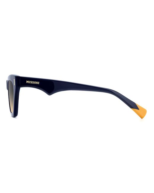Missoni Blue Logo Detail Sunglasses