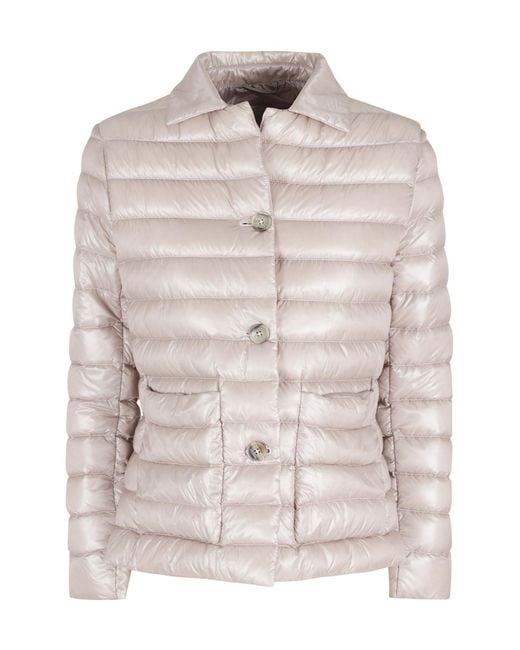 Herno Multicolor Long-Sleeved Cotton-Padded Jacket