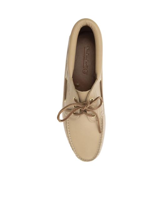 Timberland Natural Logo Patch Lace-Up Shoes for men