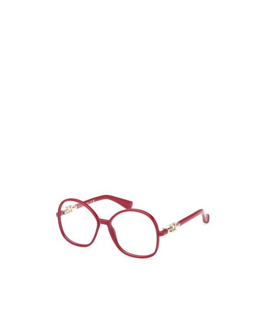 Max Mara Pink Round Frame Glasses