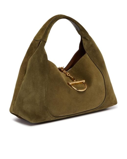 Gucci Green Softbit Maxi Shoulder Bag