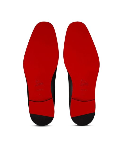 Christian Louboutin Black Danny Flex Slip-On Loafers for men