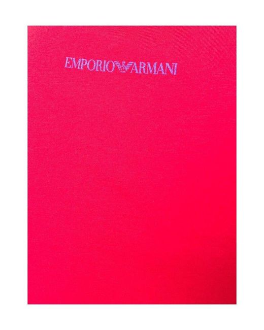 Emporio Armani Pink Logo T-Shirt