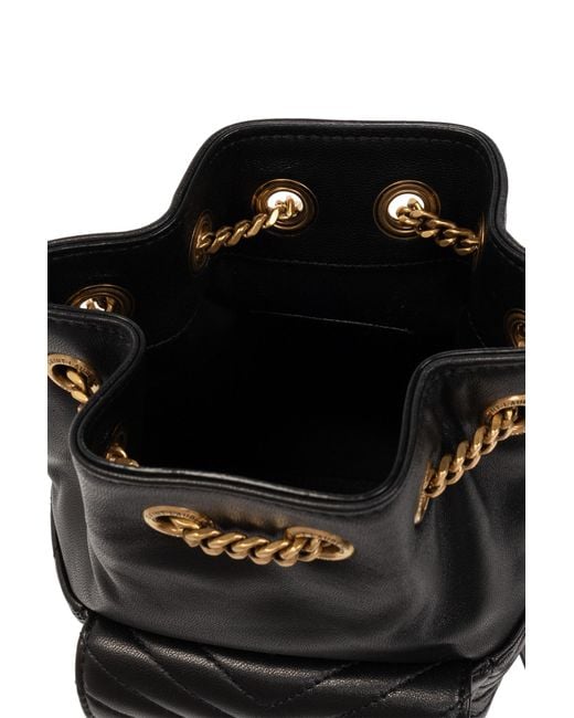 Saint Laurent Black Joe Nano Quilted Bucket Bag
