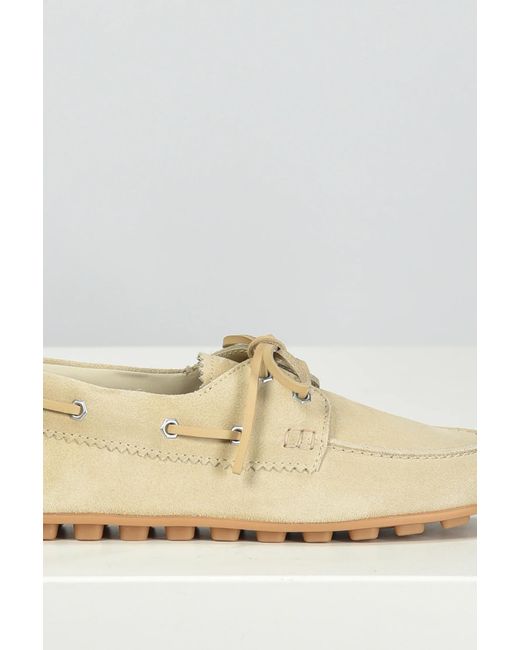 Hogan White Barca Boat Shoes
