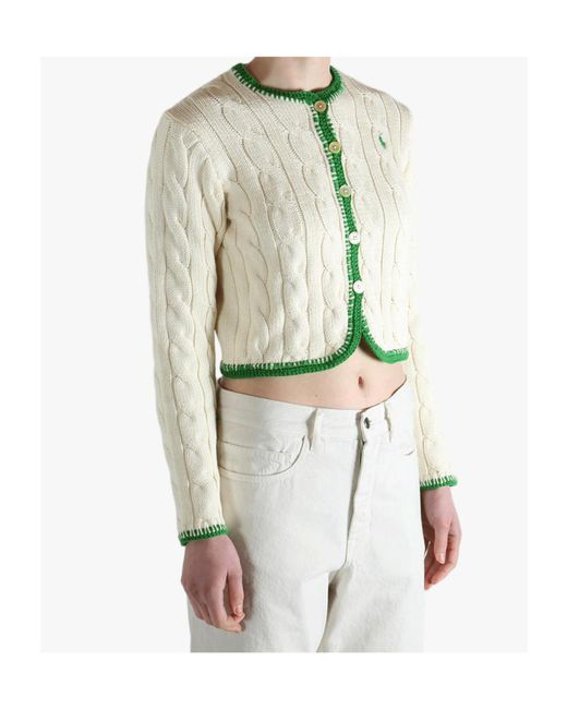 Polo Ralph Lauren Multicolor Long Sleeve Crew Neck Cardigan