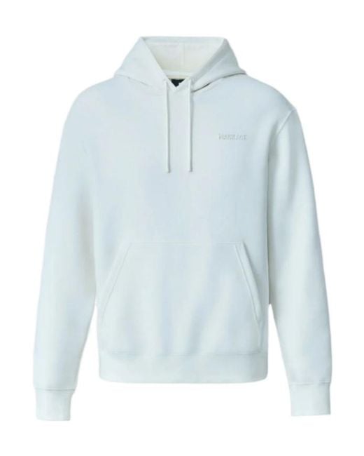 Mackage Blue Drawstring Hooded Sweatshirt for men