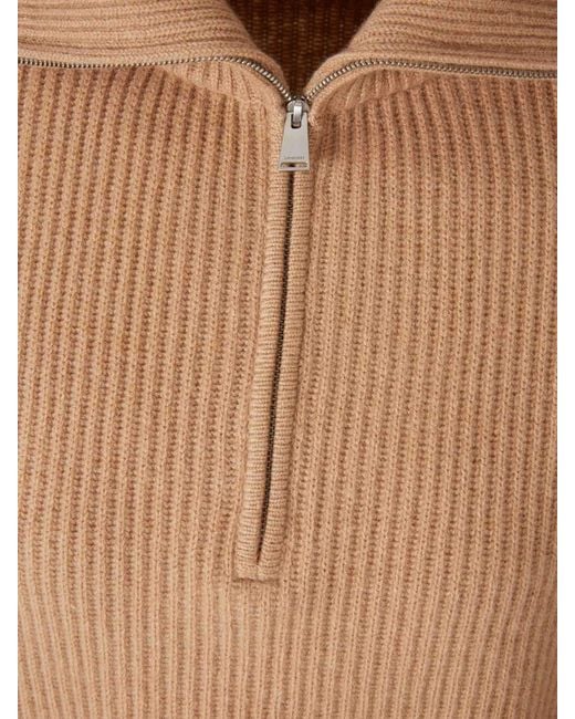 Jonathan Simkhai Brown Ribbed Pullover Knitwear