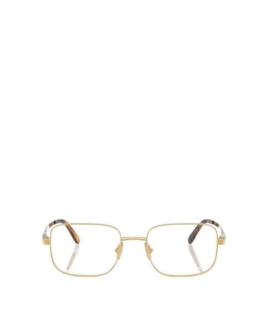 Miu Miu Natural Eyewear Rectangle Frame Glasses