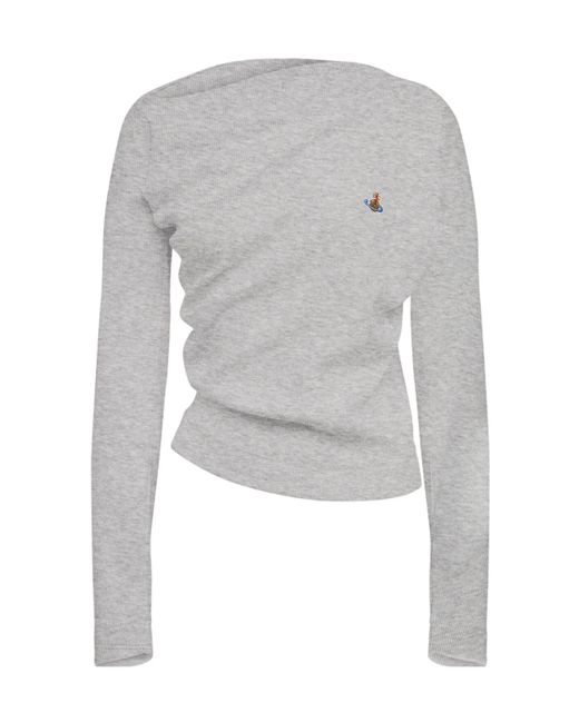 Vivienne Westwood Blue Ls Hebo Top