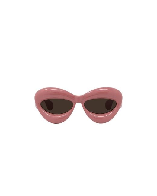 Loewe Pink Cat-Eye Frame Sunglasses