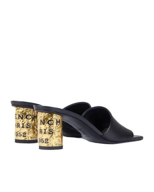 Givenchy Blue Tape Heeled Mules