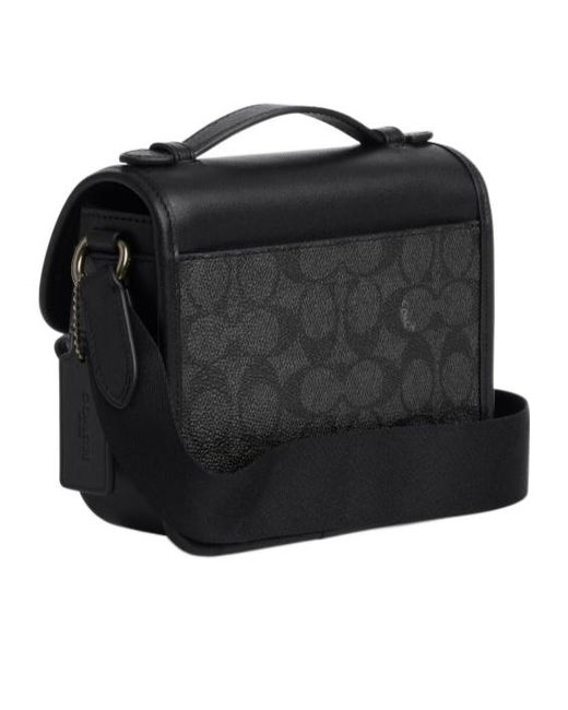 COACH Black Top Handle Shoulder Bag for men
