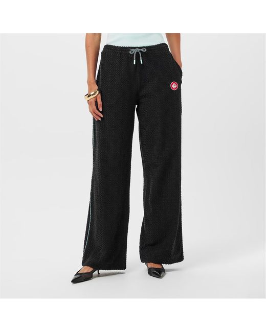 Casablanca Black Logo Patch Sweatpants