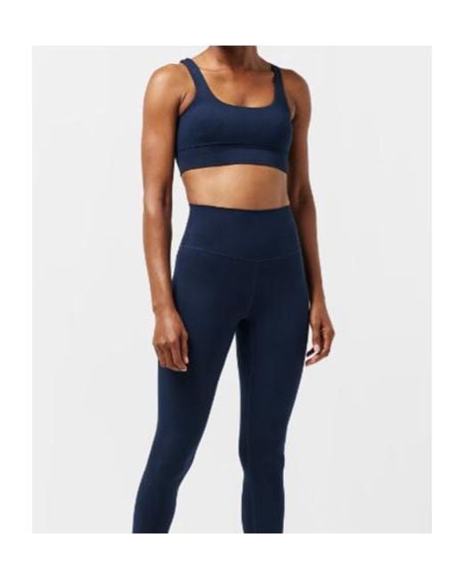 Varley Blue U-Neck Sports Vest