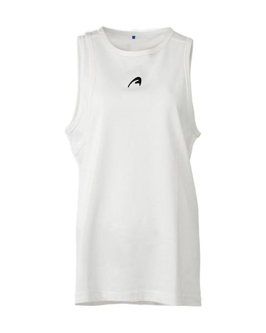 Adererror White A-Peec Logo Sleeveless Vest