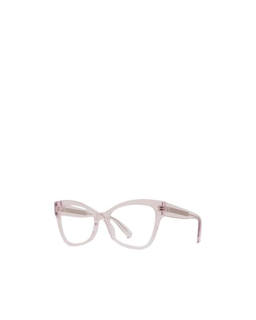 Stella McCartney White Eyewear Cat-Eye Frame Glasses