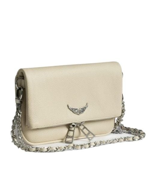 Zadig & Voltaire Natural Rock Nano Zip-Fastening Mini Bag