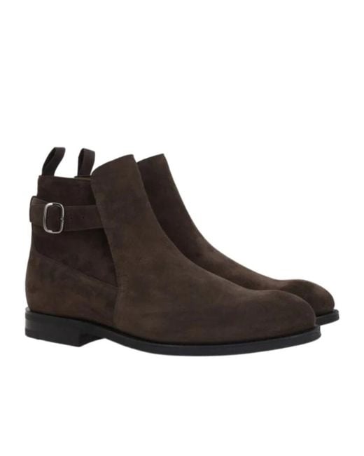 Church's Brown Almond Toe Ankle Boots for men