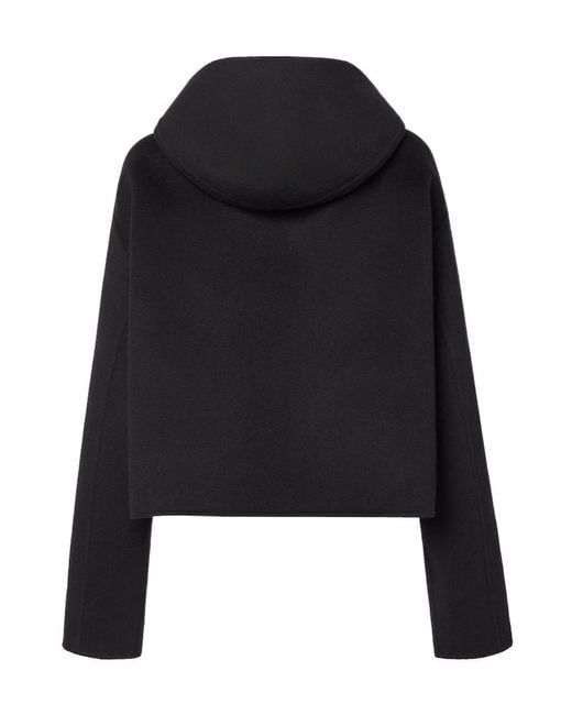 Fendi Black Hooded Zip-Up Jacket