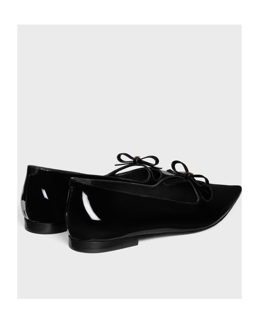 Céline Black Suzy Pointy Toe Ballerina