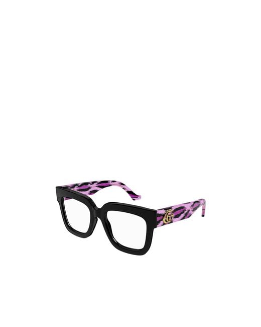 Gucci Black Eyewear Square Frame Glasses