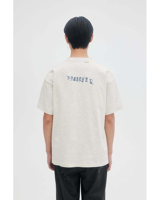DOMREBEL White Short-Sleeved T-Shirt for men