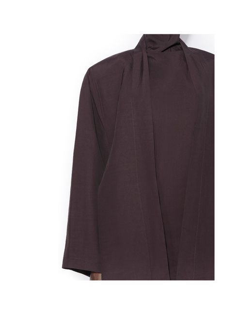 Alaïa Purple Straight Poplin Jacket