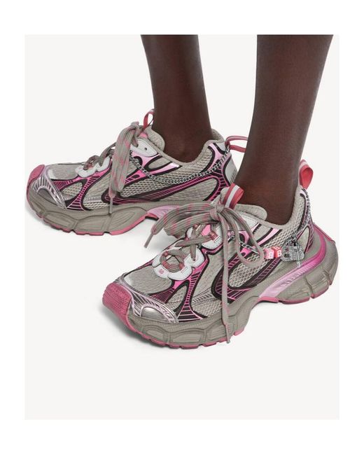 Balenciaga Gray 3Xl Gradient Lace-Up Sneakers