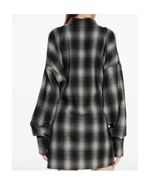 IRO Gray Plaid Dress